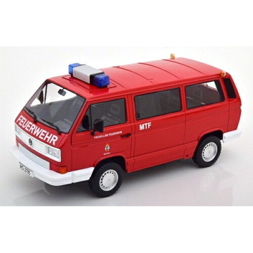 JAN 4589746699533 KK Scale 1/18 VW T3 Syncro fire engine Munster 1987 ミニカー 株式会社フリースタイル おもちゃ 画像