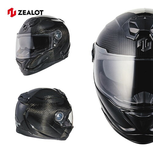 JAN 4589757883440 ジーロット ZEALOT フルフェイスヘルメット ブルレイダー BullRaider CARBON HYBRID STD Sサイズ B0010/S 株式会社ゴッドブリンク 車用品・バイク用品 画像