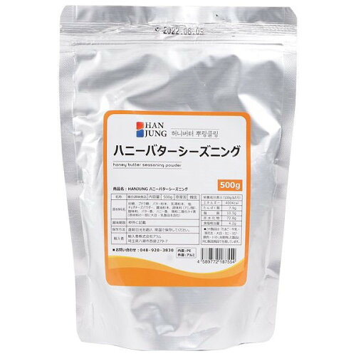 JAN 4589772187554 韓情 ハニーバターシーズニング 500g 株式会社アラム 水・ソフトドリンク 画像