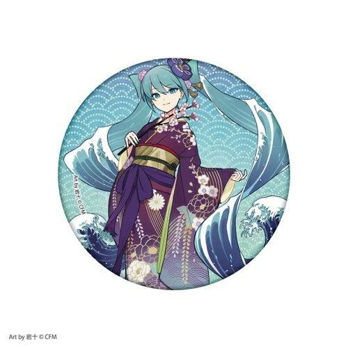 JAN 4589795630464 初音ミク BIG缶バッジ 浮世絵 グッズ 株式会社アトリエ・マギ ホビー 画像