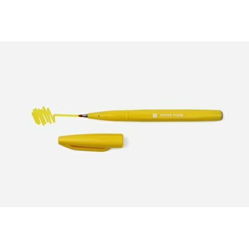 JAN 4589844133670 パピエティグル Papier Tigre サインペン ぺんてる THE PENTEL-YELLOW 382 East株式会社 日用品雑貨・文房具・手芸 画像