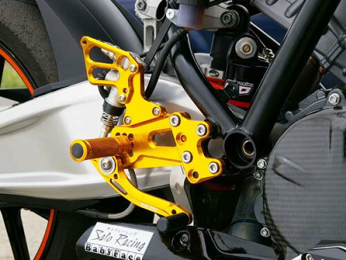 JAN 4589981463395 BABYFACE ベビーフェイス IDEAL バックステップ カラー：ゴールド KTM RC8 1190 08-10 KTM RC8 1190 R 08-10 株式会社ベビーフェイス 車用品・バイク用品 画像