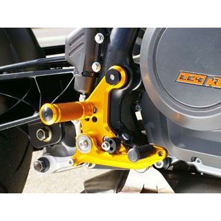 JAN 4589981463470 BABYFACE ベビーフェイス バックステップキット カラー：シルバー KTM 690 DUKE 08-11 KTM 690 DUKE R 08-11 株式会社ベビーフェイス 車用品・バイク用品 画像