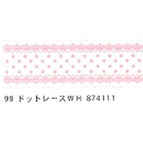 JAN 4900155874111 OPPデコテープ ドットレースWH 15×25m 株式会社プライムナカムラ 日用品雑貨・文房具・手芸 画像