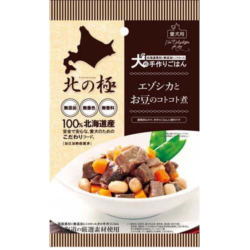 JAN 4900308002026 ファイン・ツー 北の極 エゾシカとお豆のコトコト煮 60g 株式会社ファイン・ツー ペット・ペットグッズ 画像