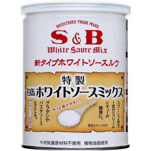 JAN 4901002080228 エスビー 白缶ホワイトソースミックス(200g) ヱスビー食品株式会社 食品 画像