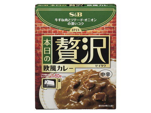 JAN 4901002136789 本日の贅沢　欧風カレー中辛 ヱスビー食品株式会社 食品 画像