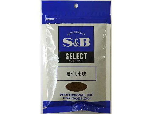 JAN 4901002898533 エスビー食品 セレクトスパイス　黒煎り七味１００ｇ袋 ヱスビー食品株式会社 食品 画像