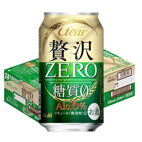 JAN 4901004034403 クリアアサヒ 贅沢ゼロ 缶(350ml*24本入) アサヒビール株式会社 ビール・洋酒 画像