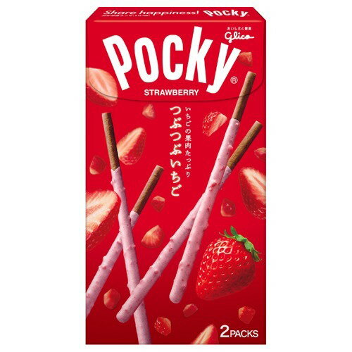 JAN 4901005511163 グリコ つぶつぶいちごポッキー(2袋入) 江崎グリコ株式会社 スイーツ・お菓子 画像