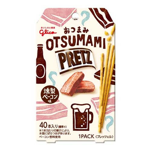 JAN 4901005574564 グリコ おつまみプリッツ 燻製ベーコン味 24g 江崎グリコ株式会社 スイーツ・お菓子 画像