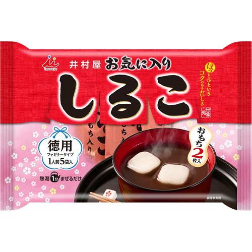 JAN 4901006391078 井村屋 お気に入りしるこ(36g*5袋入) 井村屋株式会社 スイーツ・お菓子 画像