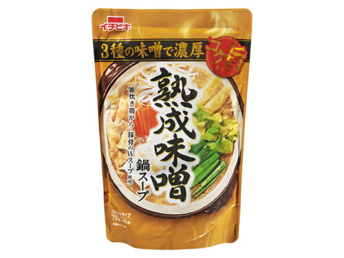 JAN 4901011575371 イチビキ ストレートコク旨 熟成味噌鍋スープ 720g イチビキ株式会社 食品 画像