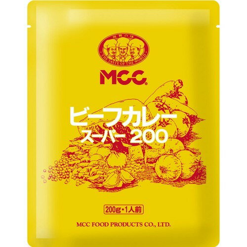JAN 4901012044814 MCC 新ビーフカレー スーパー200(200g) エム・シーシー食品株式会社 食品 画像