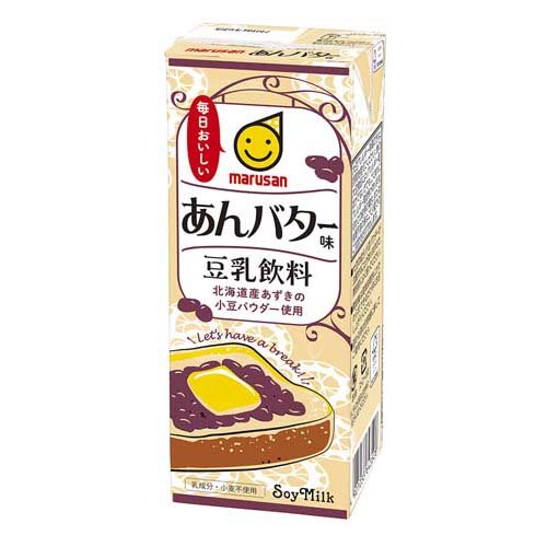 JAN 4901033008703 マルサン 豆乳飲料 あんバター味(200ml*12本入) マルサンアイ株式会社 水・ソフトドリンク 画像