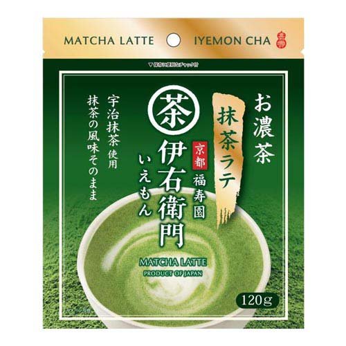 JAN 4901046781617 宇治の露製茶 伊右衛門 お濃茶 抹茶ラテ 120g 宇治の露製茶株式会社 水・ソフトドリンク 画像