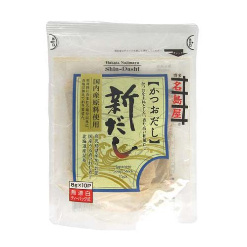 JAN 4901049105212 名島屋 新だし かつおだし(8g*10袋入) 井口食品株式会社 食品 画像