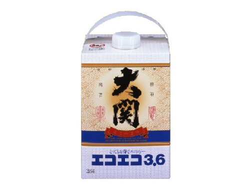 JAN 4901061203705 大関 エコエコパック３．６Ｌ詰 大関株式会社 日本酒・焼酎 画像