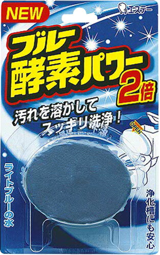 JAN 4901070116294 ブルー酵素パワー トイレタンク洗浄剤(120g) エステー株式会社 日用品雑貨・文房具・手芸 画像