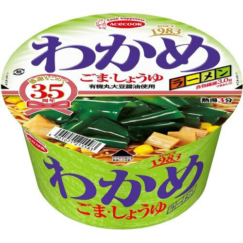 JAN 4901071215583 エースコック わかめラーメン ごま・しょうゆ(1個入) エースコック株式会社 食品 画像