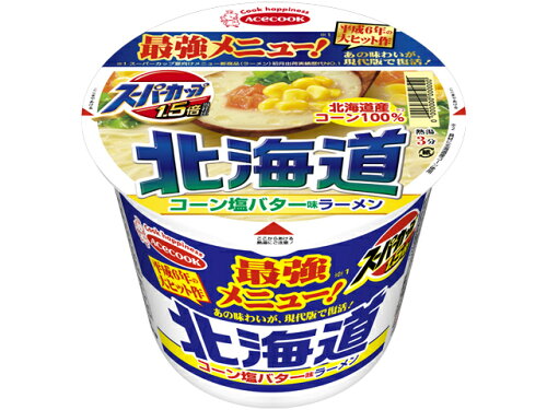 JAN 4901071235772 エースコック ＳＣ１．５倍　北海道　コーン塩バター味ラーメン エースコック株式会社 食品 画像