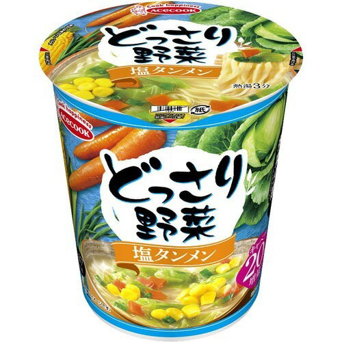 JAN 4901071239701 どっさり野菜 塩タンメン(1コ入) エースコック株式会社 食品 画像