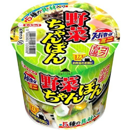 JAN 4901071277321 スーパーカップミニ 野菜ちゃんぽん(1コ入) エースコック株式会社 食品 画像