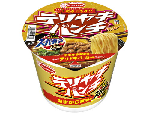 JAN 4901071300074 エースコック スーパーカップ１．５倍　テリヤキパンチラーメン エースコック株式会社 食品 画像