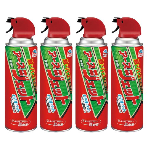 JAN 4901080096814 アースジェット 450ml 4P 袋入り アース製薬株式会社 日用品雑貨・文房具・手芸 画像