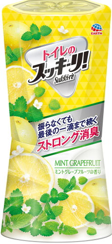 JAN 4901080623218 トイレのスッキーリ！ Sukki-ri！ 消臭芳香剤 ミントグレープフルーツの香り(400ml) アース製薬株式会社 日用品雑貨・文房具・手芸 画像