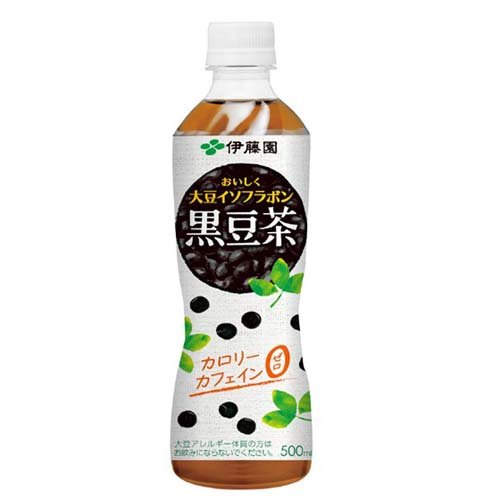 JAN 4901085635407 伊藤園 黒豆茶 おいしく大豆イソフラボン(500ml*24本入) 株式会社伊藤園 水・ソフトドリンク 画像