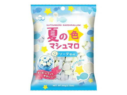 JAN 4901088060305 エイワ 夏の色マシュマロ 60g 株式会社エイワ スイーツ・お菓子 画像