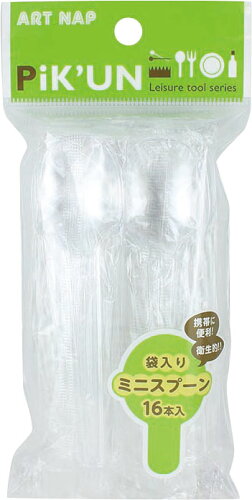 JAN 4901091171043 袋入りミニスプーン 16P AL-706 アートナップ株式会社 キッチン用品・食器・調理器具 画像