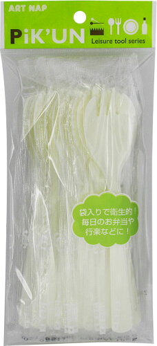 JAN 4901091171234 AL-743 袋入り先割れスプーン 10P アートナップ株式会社 キッチン用品・食器・調理器具 画像