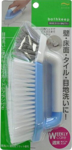 JAN 4901105248525 バスキープ タイル・目地ブラシ BKA02(1コ入) 株式会社アイセン 日用品雑貨・文房具・手芸 画像