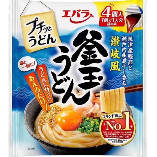 JAN 4901108014516 エバラ プチッとうどん 釜玉うどん(23g*4コ入) エバラ食品工業株式会社 食品 画像