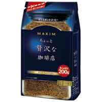 JAN 4901111171664 マキシム ちょっと贅沢な珈琲店 インスタントコーヒー 袋 200g 味の素AGF株式会社 水・ソフトドリンク 画像