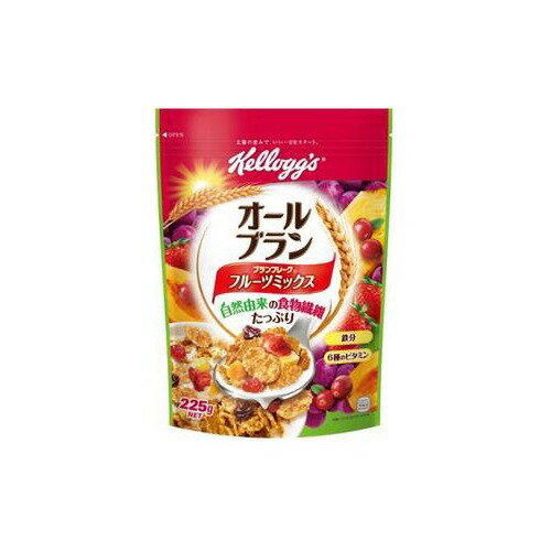 JAN 4901113212365 ケロッグ オールブラン ブランフレーク フルーツミックス 袋(225g) 日本ケロッグ(同) 食品 画像