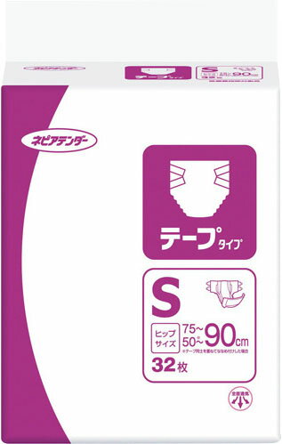 JAN 4901121655253 ネピアテンダー テープタイプ S(32枚入) 王子ネピア株式会社 医薬品・コンタクト・介護 画像