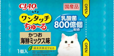 JAN 4901133614620 いなば食品 ワンタッチちゅ～る かつお海鮮ミックス味 13g いなば食品株式会社 ペット・ペットグッズ 画像