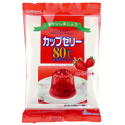 JAN 4901138882802 伊那食品 かんてんぱぱ カップゼリー80℃ ストロベリー味 200g 伊那食品工業株式会社 医薬品・コンタクト・介護 画像