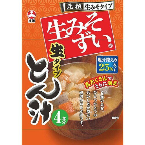 JAN 4901139362907 生みそずい 生タイプとん汁(4食入) 旭松食品株式会社 食品 画像