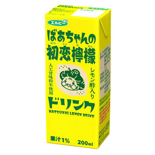 JAN 4901277250937 ばあちゃんの初恋檸檬ドリンク(200ml*24本入) 株式会社エルビー 水・ソフトドリンク 画像