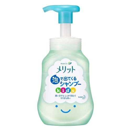 JAN 4901301314536 メリット 泡で出てくるシャンプー キッズ 本体(300ml) 花王株式会社 美容・コスメ・香水 画像