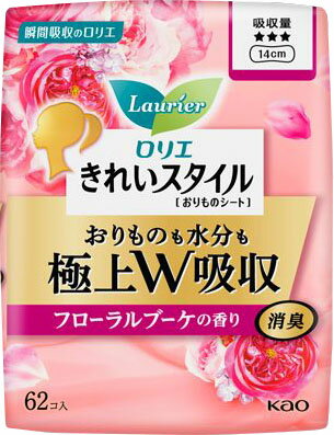 JAN 4901301382740 ロリエ きれいスタイル 超吸ランジェリーライナー フローラルブーケの香り(62個入) 花王株式会社 医薬品・コンタクト・介護 画像