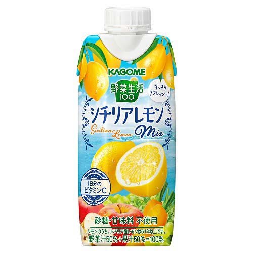 JAN 4901306001349 野菜生活100 シチリアレモン(330ml*12本入) カゴメ株式会社 水・ソフトドリンク 画像