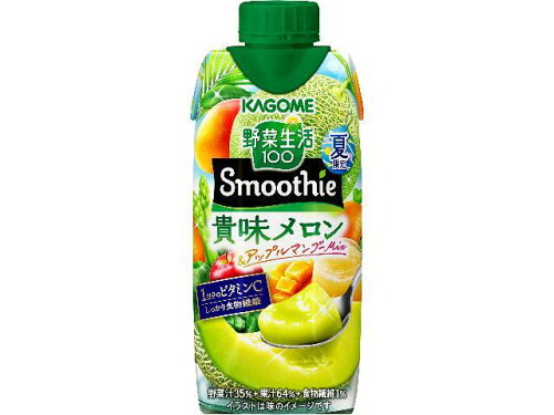 JAN 4901306003503 カゴメ YSスムージー貴味メロンアップルマンゴー330ml カゴメ株式会社 水・ソフトドリンク 画像