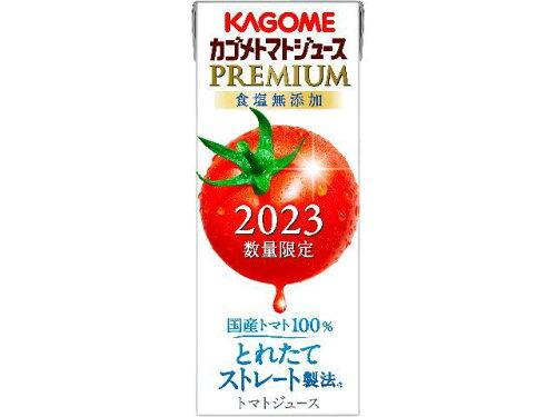 JAN 4901306007198 カゴメ カゴメトマトジュースプレミアム食塩無添加１９５ｍｌ カゴメ株式会社 水・ソフトドリンク 画像