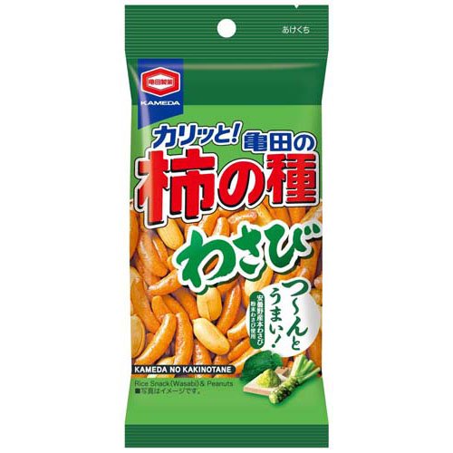 JAN 4901313215814 亀田製菓 亀田の柿の種 わさび 57g 亀田製菓株式会社 スイーツ・お菓子 画像