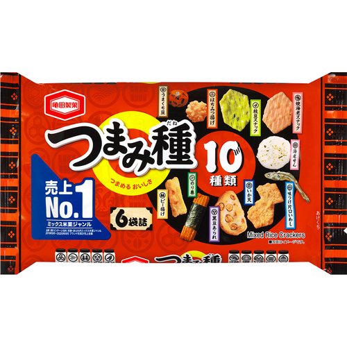 JAN 4901313937853 亀田製菓 つまみ種 6袋詰(120g) 亀田製菓株式会社 スイーツ・お菓子 画像